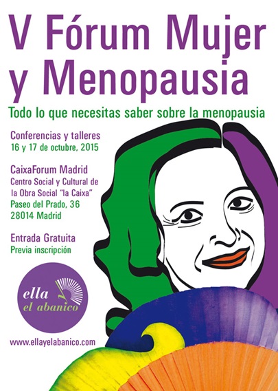 Cartel V Forum Mujer y menopausia